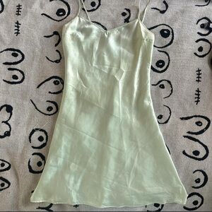 Elegant Light Green Slip Dress